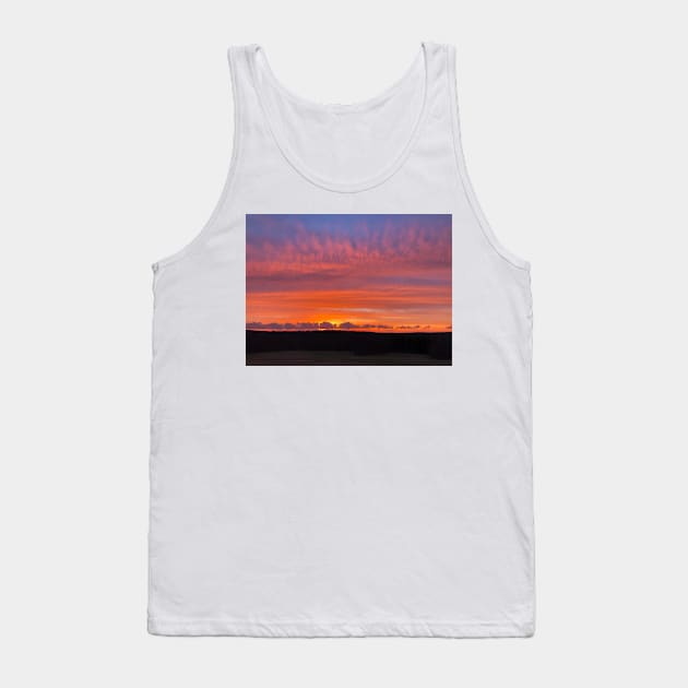 Mill Road Scenic Overlook September Sunset Tank Top by JossSperdutoArt